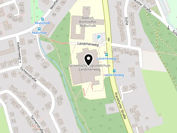 Karte: Lage von Grundschule Ländchenweg